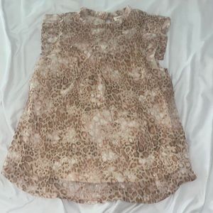 monteau cheetah print blouse, never worn.